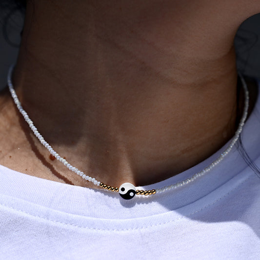 Yin Yang Choker Necklace