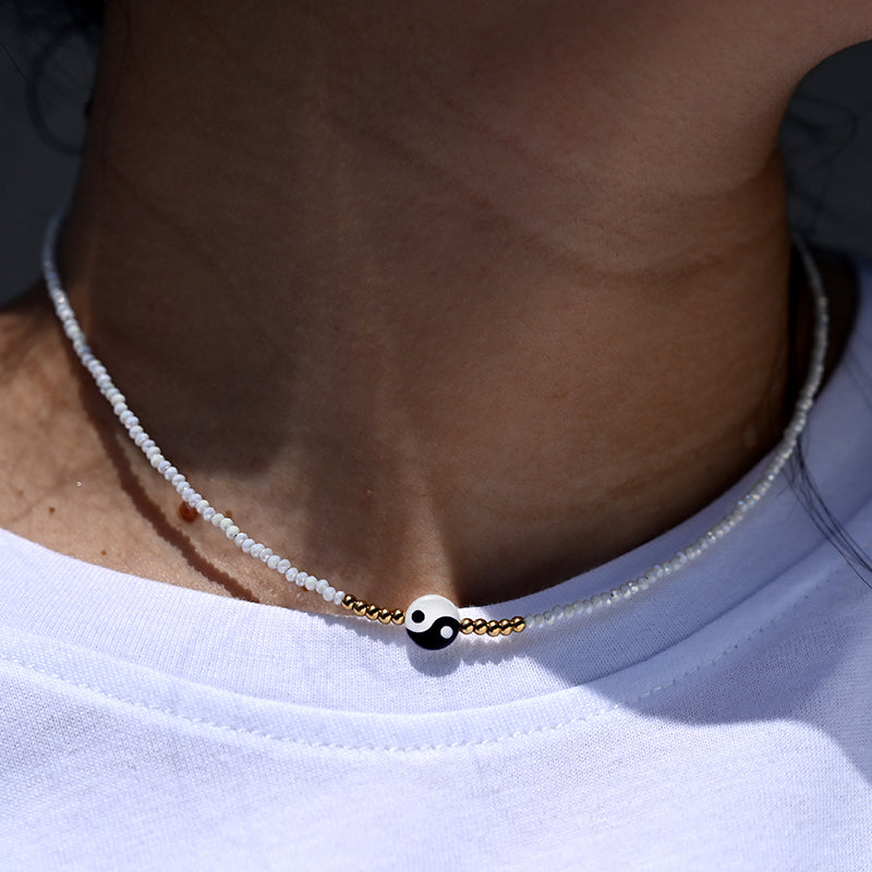 Yin Yang Choker Necklace